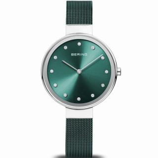 Bering Classic női óra zöld 12034-808