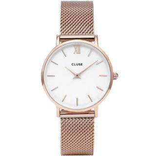 Cluse Minuit Mesh Rosegold női óra CW0101203001