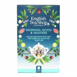 English Tea Shop Morning, Noon  Nighters bio tea (20 db)