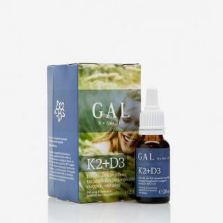 GAL K2 komplex + D3 vitamin csepp (20 ml)