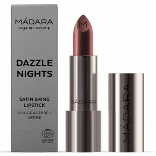 MÁDARA Dazzle Nights Szatén fényű krémes ajakrúzs - Rust (3,8 g)