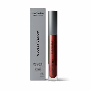 Mádara Glossy Venom Hidratáló ajakfény - Vegan Red #75 (4 ml)