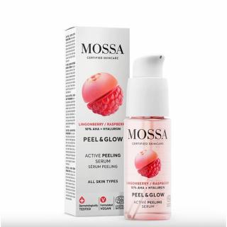MOSSA Peel  Glow 10% AHA és hialuronsav hámlasztó szérum (30 ml)