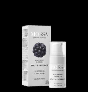 Mossa Regeneráló szemkörnyékápoló szederrel és omega 3-6 zsírsavakkal (15 ml)