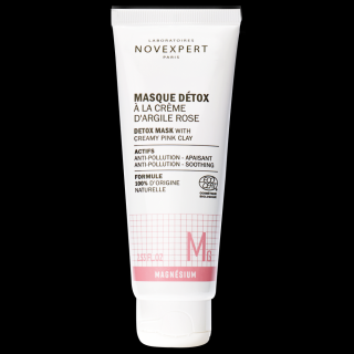 NOVEXPERT Méregtelenítő pink agyag krémmaszk érzékeny bőrre (75 ml)
