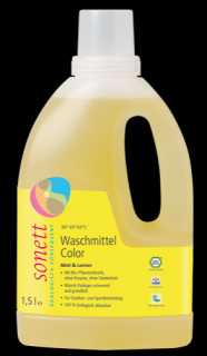 Sonett Folyékony mosószer színes ruhához - menta és citrom (1,5 l)
