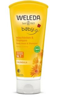 Weleda Calendula baba tusfürdő és sampon (200 ml)