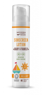 Wooden Spoon Bio naptej és testápoló SPF 30 (100 ml)