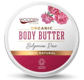 Wooden Spoon Bio testápoló vaj - Rózsás kényeztetés ÚJ (100 ml)