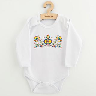 Baba body nyomtatással New Baby Népi minta