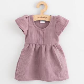 Baba muszlin ruha New Baby lavender