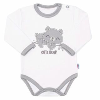 Baba pamut hosszú ujjú body New Baby Cute Bear