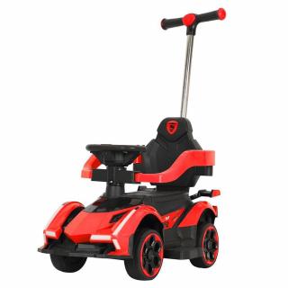 Bébitaxi tolókarral Baby Mix Speed piros (a csomagolás sérült)