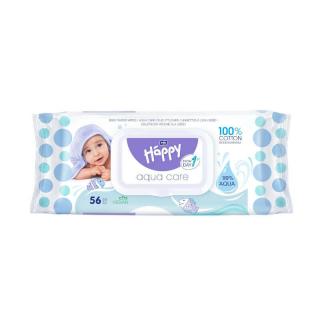 Bella Happy Popsitörlő Aqua Care, vízalapú kupakos (56 db/cs)