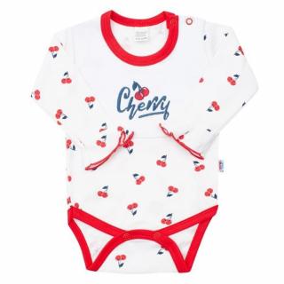 Body pamut hosszú ujjú New Baby Cherry