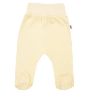 Csecsemő lábfejes nadrág New Baby sárga