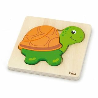 Fa képes kirakó puzzle Viga teknősbéka