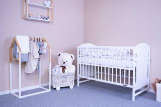 Gyerek kiságy New Baby MIA standard fehér