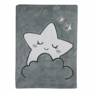 Gyerek pléd Koala Sleeping Star grey