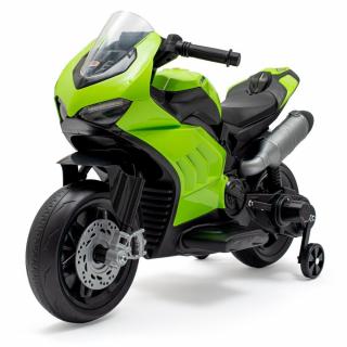 Gyermek elektromos motorkerékpár Baby Mix Supersport zöld