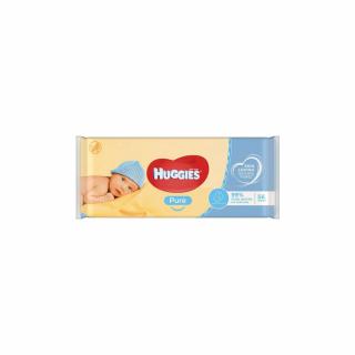 Huggies Pure Popsitörlő illatmentes sensitive (56 db/cs)