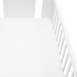Jersey lepedő kiságyba New Baby 120x60 white