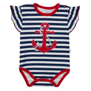 Lányos rövid ujjú body New Baby Marine