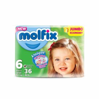 Molfix pelenka Jumbo (6-os) 15+ kg (36 db/cs)