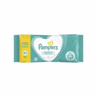 Pampers Popsitörlő megújult illatmentes sensitive (80 db/cs)
