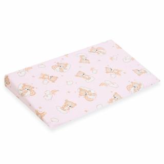 Párna huzat babakocsihoz New Baby BASIC 59x37cm bear pink