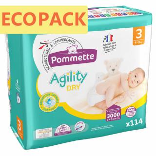 Pommette pelenka Eco pack (3-as) 4 - 9 kg (114 db/cs)