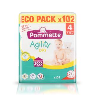 Pommette pelenka Eco pack (4-es) 7 - 18 kg (102 db/cs)