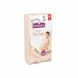 Pommette Premium Active pelenka Csomagolás sérült! (4-es) 7 - 18 kg (48 db/cs)