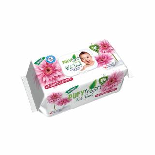 Pufy Fresh Popsitörlő Gerbera kupakos (120 db/cs)