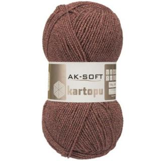 Kartopu AK-Soft: Akril fonal kötéshez, horgoláshoz - Barna
