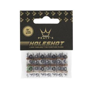 PEATY'S HOLESHOT TUBELESS DEFEKTJAVÍTÓ KUKAC UTÁNTÖLTŐ CSOMAG 6X1.5MM
