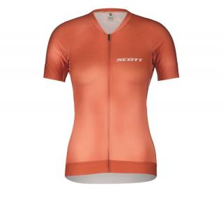 SCOTT RC Pro Short-Sleeve Women's Shirt Rose Beige/Braze Orange Mez Méret: M