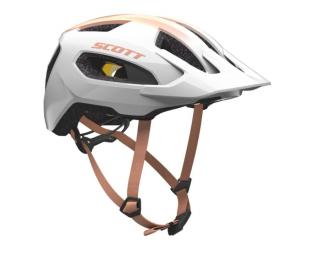 SCOTT Supra Plus (CE) Helmet MIPS Sisak Gyöngyház Fehér/Rózsabézs Méret: M/L