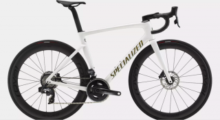 Specialized Tarmac SL7 Pro - SRAM Force eTap AXS /Chameleon Silver Green Tint Over White/Snake Eye Méret: 56