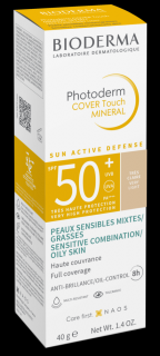 Bioderma Photoderm COVER Touch MINERAL SPF50+ very light (nagyon világos) 40g