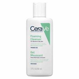 CeraVe Habzó tisztító gél normál és zsíros bőrre 88 ml