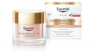 Eucerin Hyaluron-Filler + Elasticity Bőrtömörséget regeneráló nappali arckrém Rose SPF30