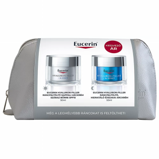 Eucerin Hyaluron-Filler Nappali Arckrém (száraz bőrre) + Éjszakai Arckrém 2x50 ml