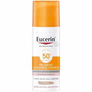 Eucerin Sun Pigment Control színezett napozókrém arcra medium FF50+ 50 ml