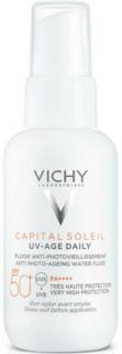 Vichy Capital Soleil UV-Age Daily fényvédő fluid photo-aging ellen SPF50+ 40ml