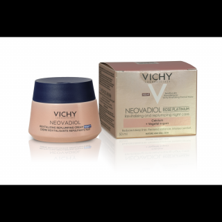 VICHY NEOVADIOL Rose Platinum revitalizáló és nedvességgel feltöltő éjszakai krém 50ml