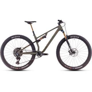 Cube AMS ONE11 C:68X TM Dustyolive´n´Gold 29" 2025 Fully MTB kerékpár