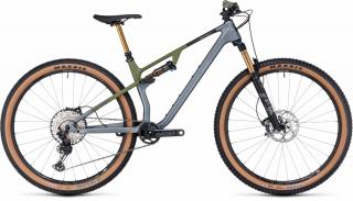 CUBE AMS ONE11 C:68X TM Flashgrey'n'Olive 29" 2023 MTB kerékpár XL
