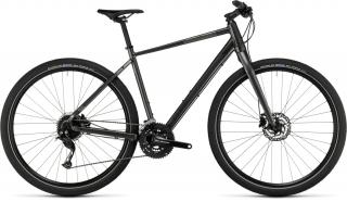 CUBE HYDE Graphite'n'Black 28" 2023 Fitness kerékpár L