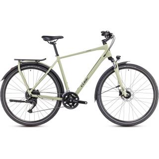 CUBE KATHMANDU ONE Green'n'Black 28" 2024 Trekking kerékpár XS